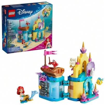  LEGO Disney Series 43285 Ariel's Enchanted Mini Palace Building Blocks Toy For Boys And Girls