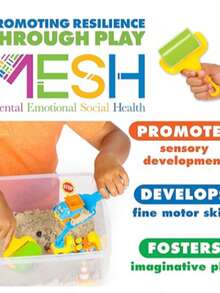 Creativity for Kids Sensory Bin: Juego de zona de construcción, actividades de aprendizaje preescolar, juguetes de excavadora para niños de 3 a 5 años en adelante, juguetes al aire última intervensión - Caqui - Ver 2