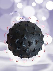 1 pieza Bola de masaje de punto de activación sólida de 4,5 cm, bola de yoga y fitness para relajación muscular, bola de fisioterapia texturizada para liberación miofascial de todo el Body - Multicolor - Ver 4