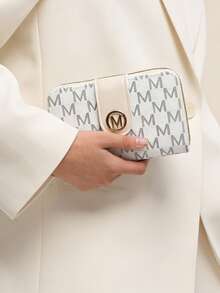 Ví da họa tiết vải thiều mới, nhiều ngăn đựng thẻ, kiểu dáng ngắn, nhỏ gọn dành cho nữ, chất liệu dày dặn, phong cách Hàn Quốc, ví đựng tiền xu cổ điển cho nữ, ví mini, ví cầm tay, ví nhỏ xinh, ví du lịch, ví đựng thẻ ID, ví đựng thẻ ID - trắng - Xem 7