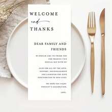 10/30 Pcs Modern Minimalist Welcome & Thank You Notes, Simple Wedding Theme Table Cards For Guests, 1st Anniversary Gift Ideas, Premium Quality, Stylish Design - Multicolor - View 5