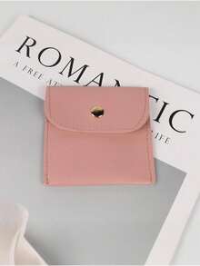 1个白色仿皮首饰袋，带搭扣，高档礼品袋，适用于耳环、项链、手链和戒指，非常适合收纳和包装。 - 彩色 - 查看 8