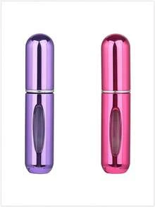 1个/2个/3个/4个/5个装 5毫升便携式迷你香水可填充喷雾瓶，配有香水泵头，适合旅行和户外使用