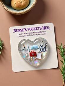 一张护士主题的口袋拥抱卡片，特别适合生日、婚礼、情人节等场合，内含一张充满祝福的卡片。也适合作为纪念装饰、家居装饰，更是完美的礼物之选，情人节礼物，饱含真挚的情感，值得送给朋友和家人。 - 彩色 - 查看 3