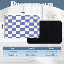 Diatom Mud Floor Mat, Made Of High-Quality Diatom Mud And Tech Fabric, With An Ultra-Soft Surface That Can Absorb Water To The Maximum Extent. Print 1.9.328 - Black - View 2