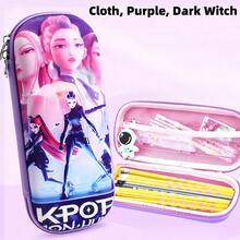 3D立体大容量文具盒，EVA铅笔盒，卡通儿童笔袋，动漫魔女猎人小队 - 彩色 - 查看 10