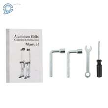 Adjustable Drywall Stilts 24" - 40" Aluminum Alloy Construction Tool Yellow - default - View 2