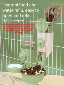 Hanging Automatic Pet Feeder, Cat Water Dispenser, Automatic Food Dispenser For Small Dogs, Rabbits