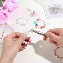 High Quality Carbon Steel Round Nose Serrated Jewelry Pliers - Pink, Ideal For DIY Beading And Crafting - Multicolor - View 6