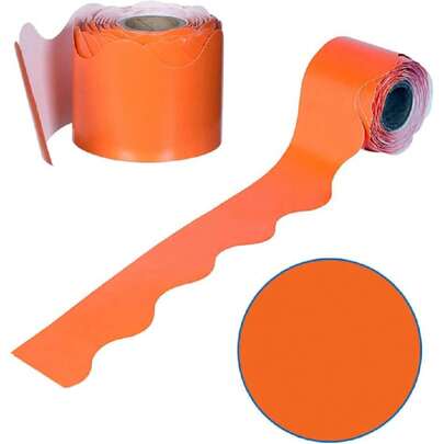 Carson Dellosa Borde con crestas redondeadas, rojo,39847980