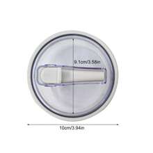 40 Oz Flip Straw Leak Proof Lid, Tumbler Lid Replacement No Spill Proof For Tumbler Cup Lid, Ideal For Sports & Camping, Good For Work Exercise Run And Drink Water - 黑色 - 查看 2