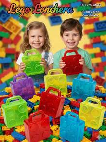 25 Dulcero  Lonchera Con Asas Niño Lunch Con Glitter - Multicolor - Ver 6