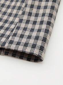 Tucano 男士格子单排扣西装，平驳领，单扣设计，修身剪裁，适合办公室、商务会议、休闲商务场合及日常通勤。