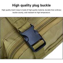 Bolsa de Cintura Impermeable de Gran Capacidad y Múltiples Capas, Adecuada para Equipo de Pesca, Conjunto de Camping Multifuncional - Color digital de la selva - Ver 9