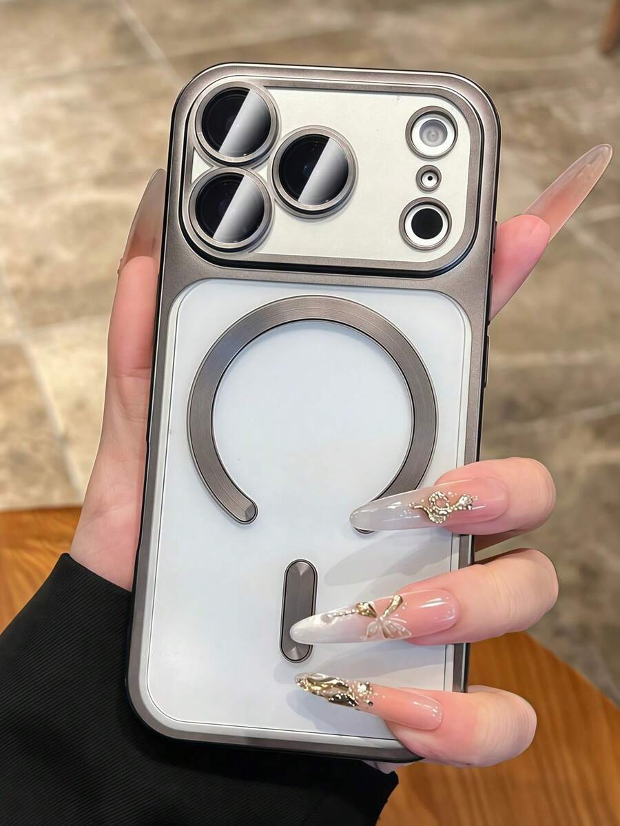 Luxury Matte Translucent Magnetic Phone Case Compatible With IPhone 17ProMax 17Pro 17Air 17 Pro Max 16 15 Pro Max Cases For Magnetic Wireless Charging Shockproof Back Cover