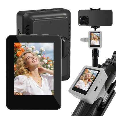 600mAh腕带分线器，适用于提词器、直播、自拍、Vlog等带后置摄像头的应用场景