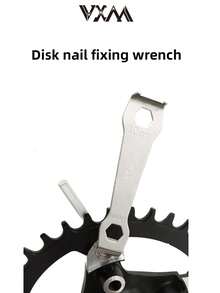 VXM Mountain Bike & Road Bike Chainring Wrench Tool, Cassette Lockring Remover, Chainring Bolt Screwdriver - Multicolor - View 2