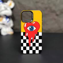 Funda para teléfono con diseño de corazón goteando, compatible con fundas ,  17,  17 Pro,  16 Pro Max,  15 Pro Max,  14 y  13. Fabricada en TPU, es duradera, resistente a caídas y elegante. Un regalo perfecto para familiares, amigos y seres queridos, y un excelente detalle para cumpleaños, San Valentín y Año Nuevo. - Negro - Ver 6