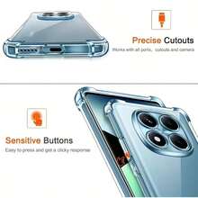 1pc Transparent Airbag Anti-Fall Phone Case, Compatible With Xiaomi Redmi Note 15 Pro/A5(173mm)/A5/ 15T/15T PRO/Redmi 15c 171(Europe)/15c 4G 173(Europe)Redmi 15, Mate 40 Pro, Honor X6c/400/400 Lite, 400Pro, 400 Smart, Nova 14Pro/Nova 14Ultra, OPPO Reno14 F/OPPO A5x - Clear - View 4