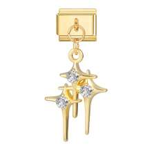 1 mặt dây chuyền vàng tự làm dạng mô-đun, bao gồm các yếu tố hoa, bướm, trái tim, mặt trăng, ngôi sao, phong cách thường ngày đô thị, thiết yếu cho Giáng sinh và Halloween, tông màu mùa thu, địa phương, thời trang thiết thực, phong cách Giáng sinh, thiết kế quyến rũ, trang sức thép không gỉ, đồ trang trí Giáng sinh - M293750 - Xem 11