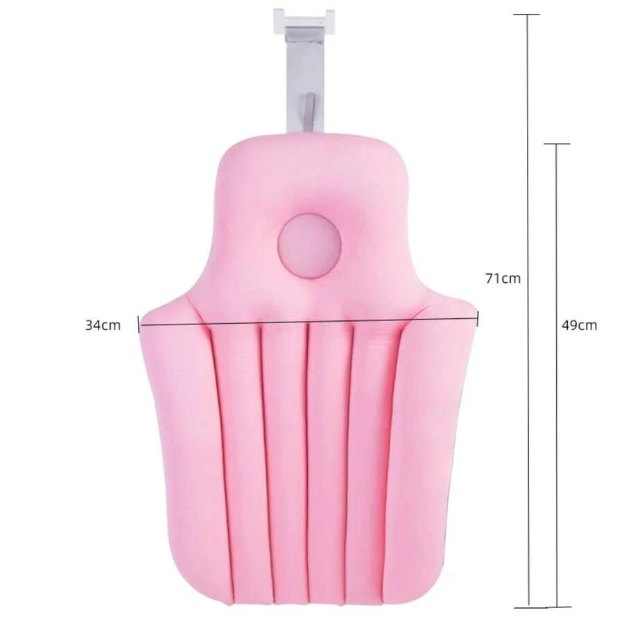 Cojín de bañera plegable para adultos, cojín de suspensión, bolsa, artefacto, estante de bañera, cama de baño, red antideslizante, alta resistencia - Rosa - Ver 1