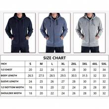 Men's Fleece Full Zip Hoodie With Pockets, Warm Winter Sweatshirt Jacket, Casual Hooded Top Bulk, Soft Thermal Pullover Coat, Athletic Fit Zip Up Outerwear, Comfortable Plus Size Hooded Shirt, Daily Sporty Top - 白色 - 查看 4