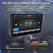 9" Double Din 2+64G Android 14 Car Radio With Wireless CarPlay & Android Auto, HD Touchscreen, FM Radio, Steering Wheel Control, Multi-Language, Compatible With IPhone/ Android Smartphones - Audio System Head Unit - 2+64G+CarPlay+Camera - View 7