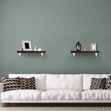 2 Soportes de Hierro para Estantes: Soportes de Soporte en Forma de L, Adecuados para Estantes de Pared, Soportes de Fijación de Ángulo Recto de Alta Resistencia