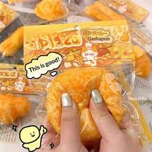 1件 2026新款油炸仿真食物玩具，炸猫爪华夫饼，炙烤鲭鱼，解压玩具 - 香脆汉堡挤压玩具 - 生日礼物 - 完美礼物 - 收藏品 - 爱好收藏家 - 送礼佳品 - 彩色 - 查看 3