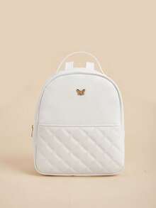 1pc Ramadan Minimalist Plaid Backpack, Versatile Commuter Mini Bookbag, Casual Travel Rucksack - Backpack - View 1