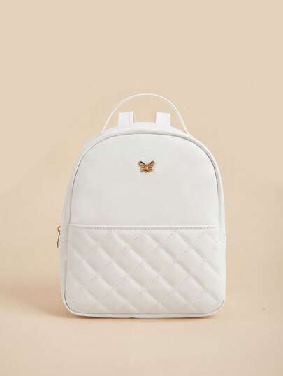 1 pieza Mochila a cuadros minimalista para el Ramadán, mochila escolar versátil y casual para viajes