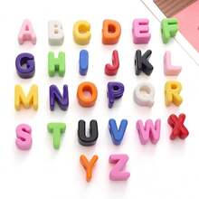 50/100颗什锦彩色字母3D珠子 - 包括数字珠子和字母珠子 - 适合DIY珠宝制作，例如包链、腰链、手机链和其他饰品