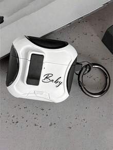 [Customizable] Personalized Pop-Up Flashing Earphone Case With Custom Lettering, DIY Earphone Protective Case, Suitable For 1/2/3/4 Pro/2 Pro/3, Luxury Protective Case, Perfect Gift For Birthdays, Christmas, And Halloween.