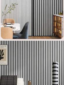 1 Cuộn Tấm ốp tường giả gỗ phẳng 3D - Miếng dán tường tự dính cách âm, 40CM*300CM, Giấy dán tường tự dính, Giấy dán tường giả gỗ phẳng PVC dày, chống thấm nước, có thể tháo rời và tấm xốp, Dùng để trang trí nhà cửa, Phòng khách chống thấm nước, chống ẩm, hiệu ứng 3D nổi. - Nhiều màu - Xem 3