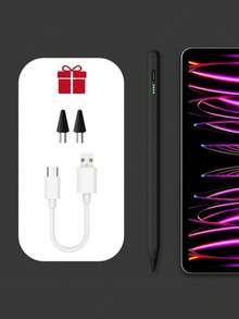 高灵敏度通用触控笔，兼容苹果iPad、安卓平板电脑，磁吸式设计，适用于iPad Pro - 彩色 - 查看 9