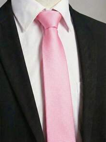 1条精美格纹纯色时尚高档领带，适合婚礼、派对、商务、节日和送礼场合。 - 格紋款 - 查看 6