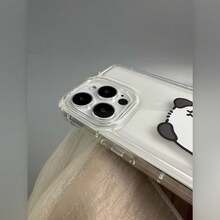Adorable Angry Panda Transparent Anti-drop Case Suitable For Apple 14 Pro Max Phone - Multicolor - Ver 4