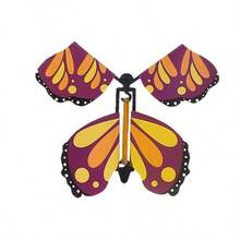 1set Flying Butterfly, Creative Surprise Gag Magic Trick, Flying Paper Butterfly Toy - Multicolor - View 7