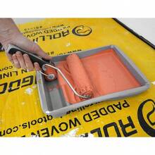 Paint Roller Set - 9 Inch Roller Sets Painting, Paint Rollers And Trays Sets, 18PC Paint Roller Set With Extension Pole, Paint Brush, Masking Tape, Dust Sheet - 18PC Paint Roller Kit - View 6