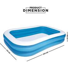 CYPNPiscina Inflable para Niños y Adultos Piscina hinchable de jardín Inflable Piscina Familiar Gran piscina de bolas para divertirse en familia Bomba inflable gratis.260*170*50CM 260CMFashion - 213570889 - Ver 6