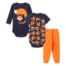 9-Piece Baby Boy's Set, Short-Sleeved, Long-Sleeved, And Footed Pajamas. - 男士各式各樣 - 查看 4