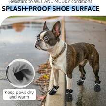 小型犬鞋，透气防滑宠物靴，爪子保护套，适合春冬季穿着