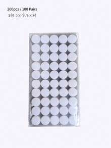 100片/50对，200片/100对，0.78英寸圆形魔术贴，黑白两色，适用于DIY、手工、收纳/家居、办公室、学校、派对、节日等场合。 - 彩色 - 查看 13