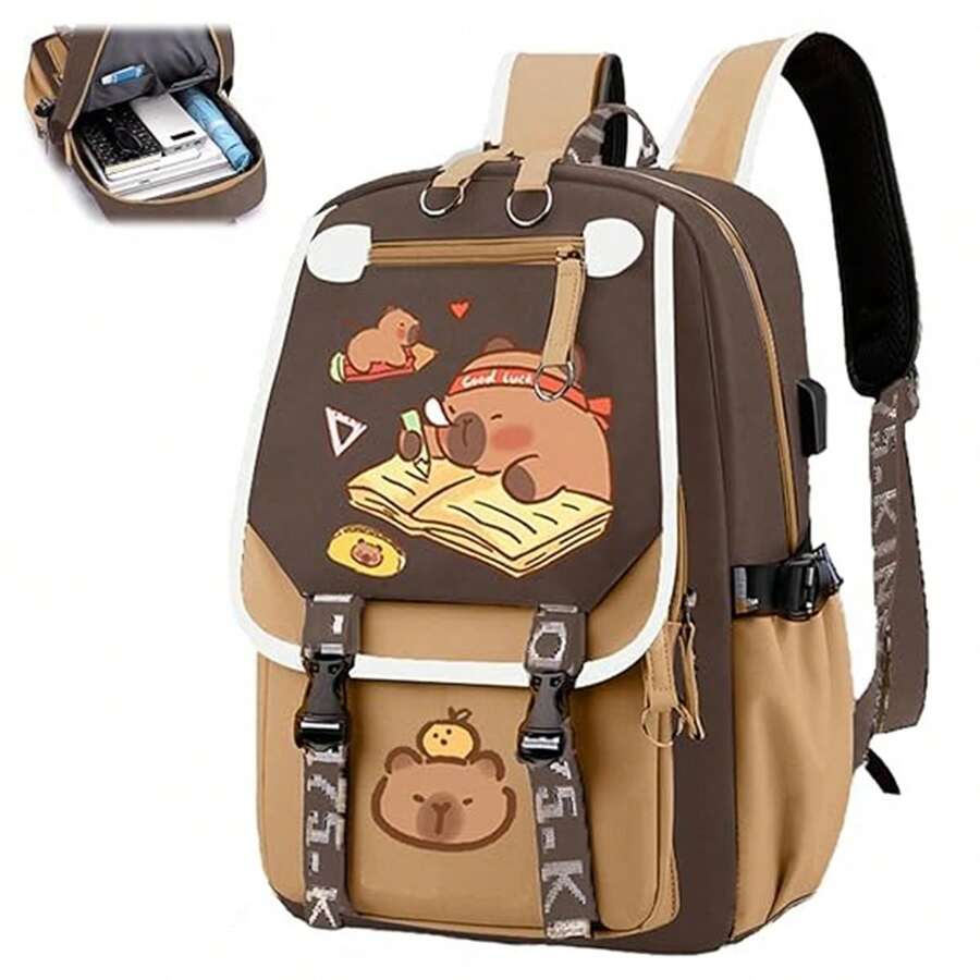 Backpacks - Camel - View 1