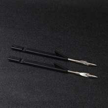 1/3/7 件套户外钓鱼工具 - 不锈钢鱼叉 - 黑色 - 查看 9