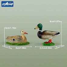 [Certified For Children] Forest Animals Figurines Woodland Animals Model Kit, Miniature Realistic Plastic Wild Forest Animals For Cake Toppers, Birthday Party Favors, Cupcake Toppers, And Kids Birthday Gifts - Multicolor - View 50