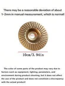 Professional-Grade Woodworking Sanding Disc - Suitable For Heavy Duty Grinding, Shaping And Polishing, Used With Woodworking Tools - Design For Professional And DIY Wood Carving, Blade Sharpening, And Surface Finishing - Multicolor - View 6