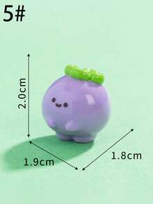 Bộ 6 tượng nhỏ hình rau củ ngẫu nhiên, phụ kiện trang trí tiểu cảnh sáng tạo, thích hợp cho bàn cạnh giường khách, bàn làm việc, bàn đầu giường phòng ngủ, vật trang trí đa năng không chiếm nhiều diện tích, mang đến sự ấm áp cho cuộc sống với nhiều kiểu dáng khác nhau. - Nhiều màu - Xem 9