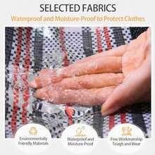 1个学生搬家袋，防水分类袋，加厚行李袋，搬家打包袋，加厚防水，大容量行李收纳袋，结实编织袋，装饰收纳袋，节日装饰收纳盒，适用于搬家、衣物和家居用品，颜色随机 - 彩色 - 查看 9