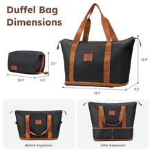 6件套行李箱套装，16/20/24/28英寸行李箱，ABS硬壳拉杆箱+2个旅行包，适合家庭度假、商务旅行、返校季和周末短途旅行。旅行包、行李箱、衣物收纳、邮轮旅行必备、度假必备。 - 黑棕色 - 查看 9